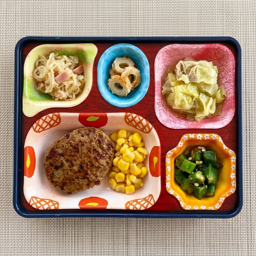 今月のおすすめメニュー♪～やわらかハンバーグ～